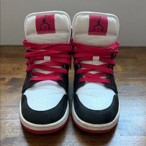 Kids Jordan High-Top Sneakers - Black and Red